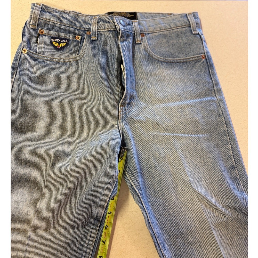 Avirex USA Hellcat Vintage‎ Jeans Mens 32x34 Light Wash Denim
